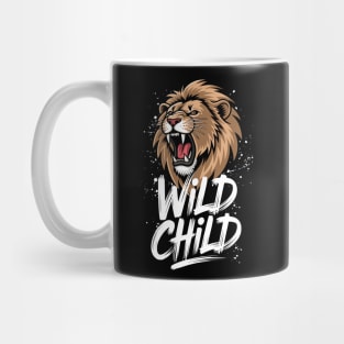 Wild Child – Lion Head Design Mug